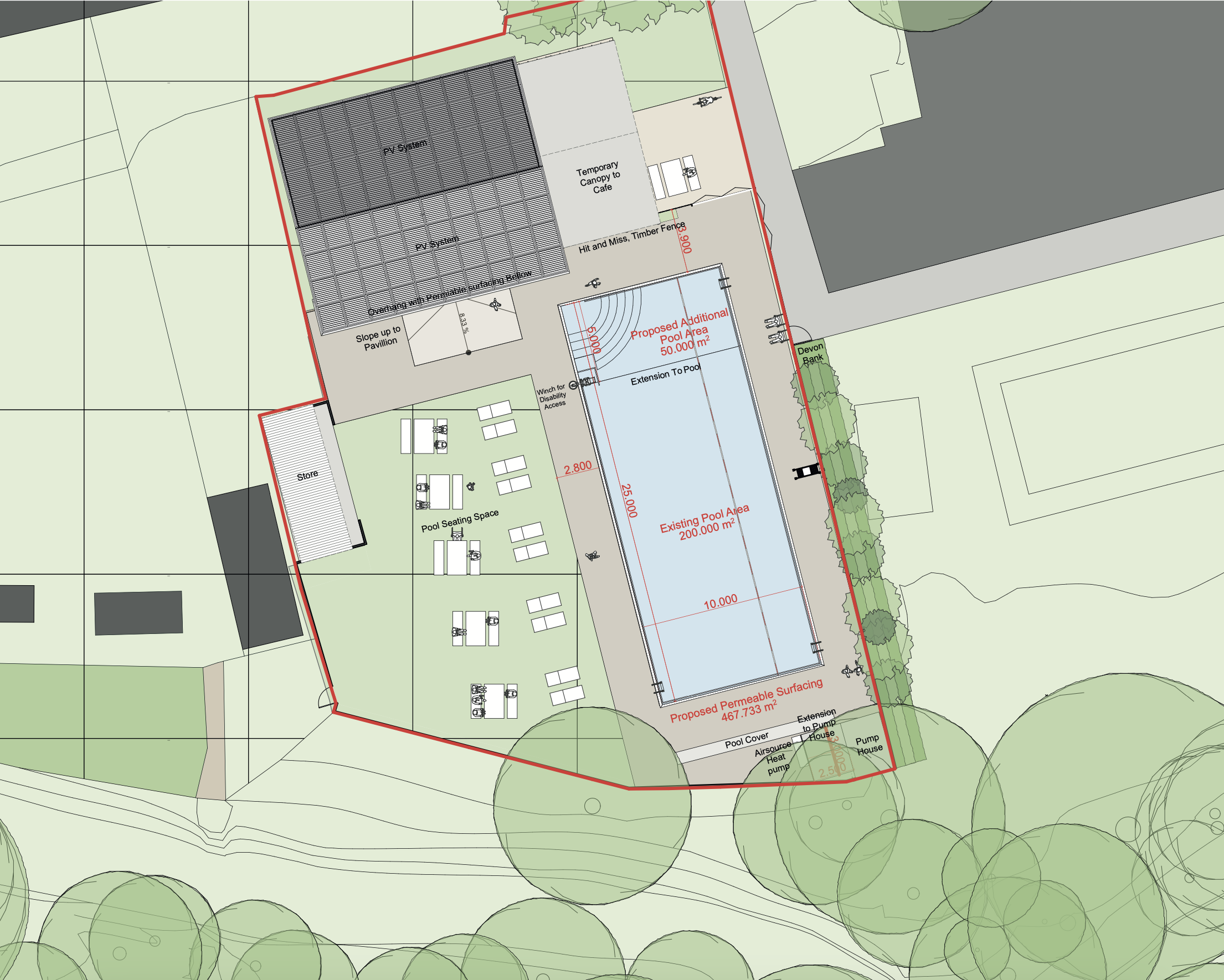 New pool plan view