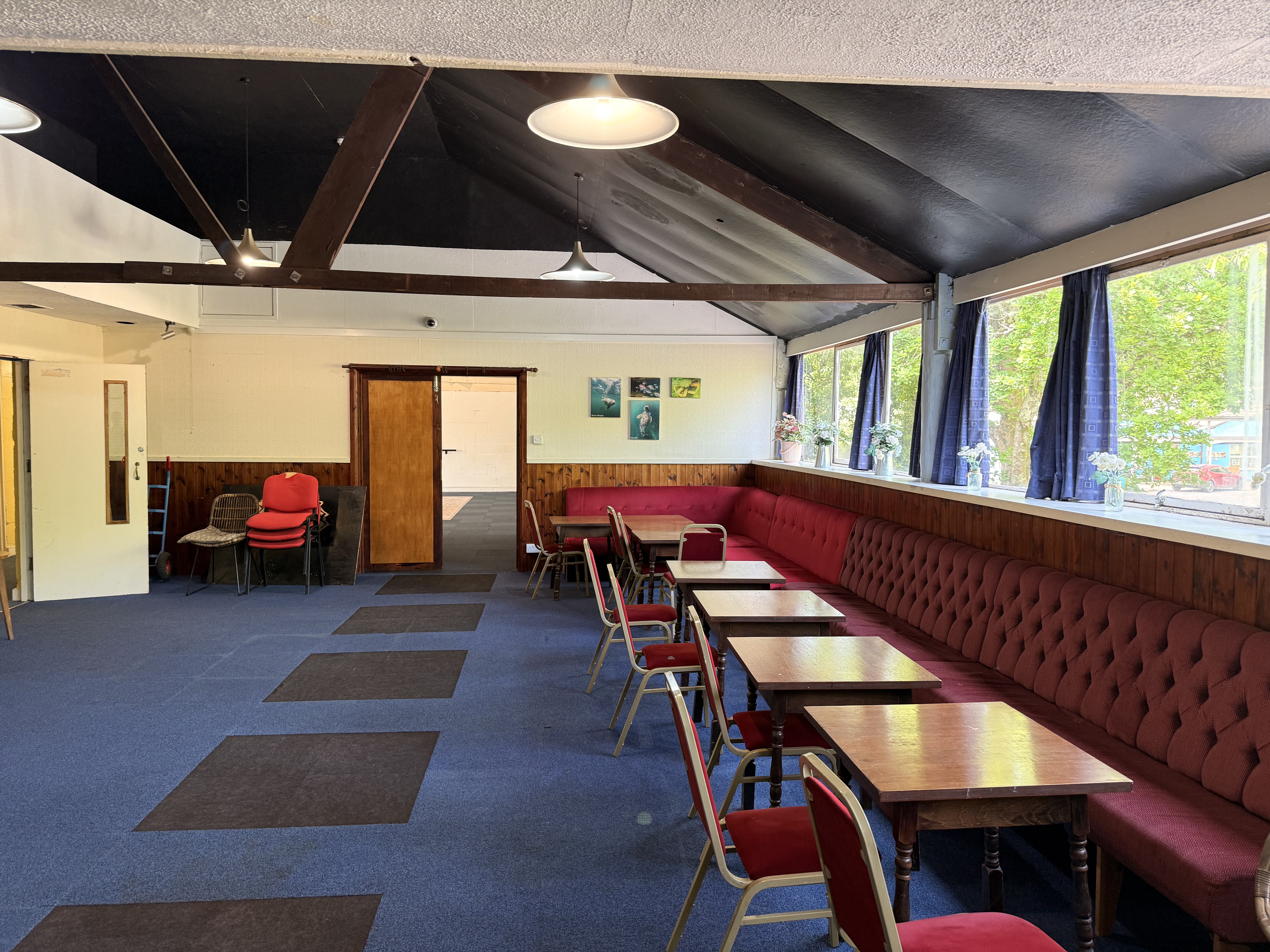 The lounge space